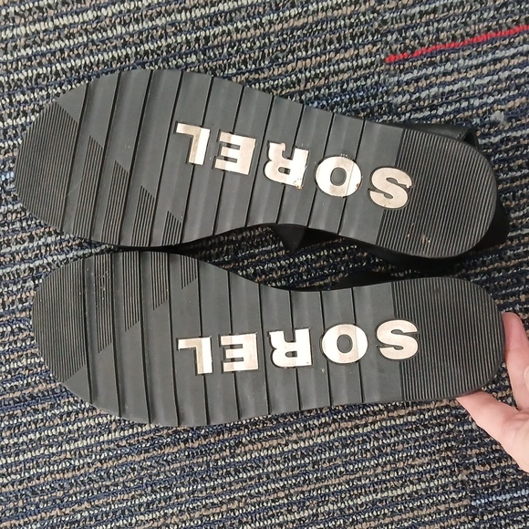 Sorel 'Ella' Sandals | 11 Black - Picture 7 of 7